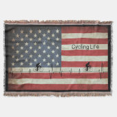 Radfahren, US Flagge Decke (Vorderseite)