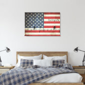 Radfahren, US Flagge Leinwanddruck (Insitu (Schlafzimmer))