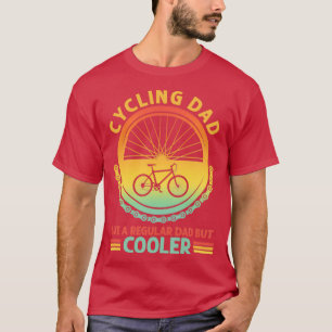 Radfahren Vater Mountainbike Fahrrad Geburtstagsfe T-Shirt