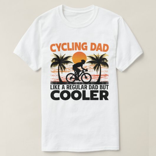 Radfahren Vater wie ein regelmäßiger Vater, aber C T-Shirt (Design vorne)