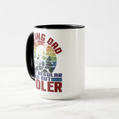 Radfahren Vater wie ein regelmäßiger Vater, aber C Tasse (Vorderseite Links)