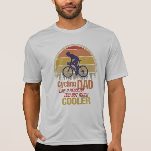 Radfahren Vater wie ein regelmäßiger Vater, aber v T-Shirt (Vorderseite)