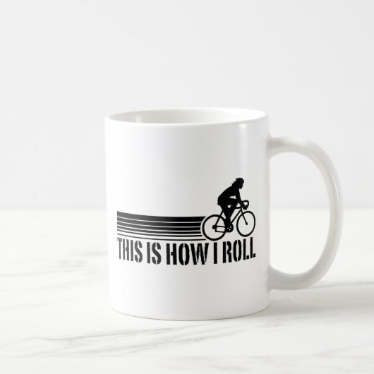 Radfahren (weiblich) kaffeetasse (Rechts)