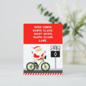Radfahren Weihnachten (Stehend Vorderseite)
