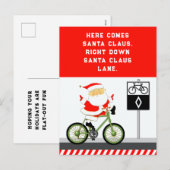Radfahren Weihnachten (Vorne/Hinten)