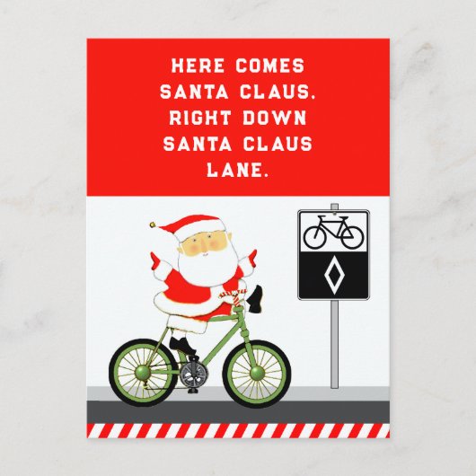 Radfahren Weihnachten (Vorderseite)