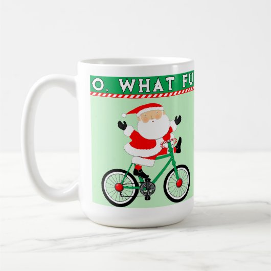Radfahren Weihnachten Kaffeetasse (Links)