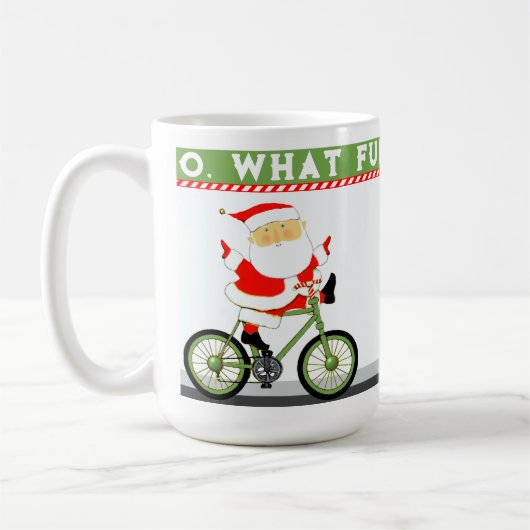Radfahren Weihnachten Kaffeetasse (Links)