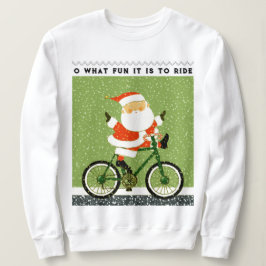 Radfahren Weihnachts-Radurlaub Sweatshirt