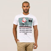 Radfahren - Weihnachtsfest T - Shirt (Vorne ganz)