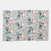 Radfahren Weihnachtsküche Handtuch (Horizontal)