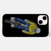 Radfahren Word Art Bicycling Case-Mate iPhone Hülle (Rückseite (Horizontal))