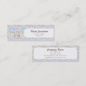 Radfahrenaarhus, Visitenkarteschablone Mini Visitenkarte (Vorne/Hinten)