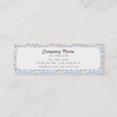 Radfahrenaarhus, Visitenkarteschablone Mini Visitenkarte (Rückseite)