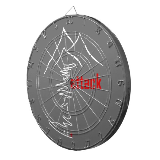 Radfahrenaufstieg, Angriff Dartscheibe (Vorderseite rechts)