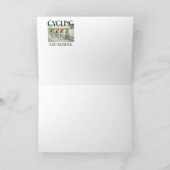 Radfahrende alte Spitzenschule Karte (Innenseite)