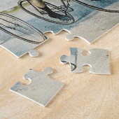 Radfahrende alte Spitzenschule Puzzle (Seite)