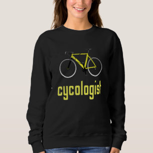 Radfahrende Dame auf Rennrad Fahrradfahrerin Triat Sweatshirt