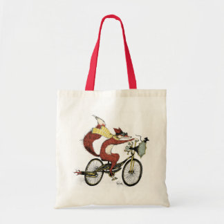 Radfahrende Fox-Tasche durch Sarah-Watt Tragetasche