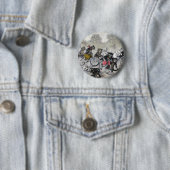 Radfahrende Katzen Button (Beispiel)