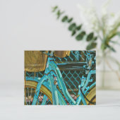 Radfahrende Kunstwerke Postkarte (Stehend Vorderseite)