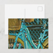 Radfahrende Kunstwerke Postkarte (Vorne/Hinten)