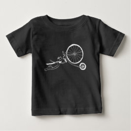 Radfahrender Frosch Baby T-shirt