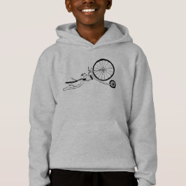 Radfahrender Frosch Hoodie