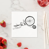 Radfahrender Frosch Serviette (Beispiel)