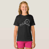 Radfahrender Frosch T-Shirt (Vorne ganz)