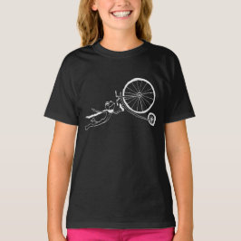 Radfahrender Frosch T-Shirt