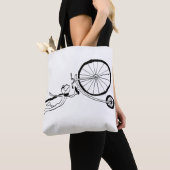 Radfahrender Frosch Tasche (Von Nahem)