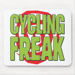 Radfahrender ungewöhnlicher G Mousepad
