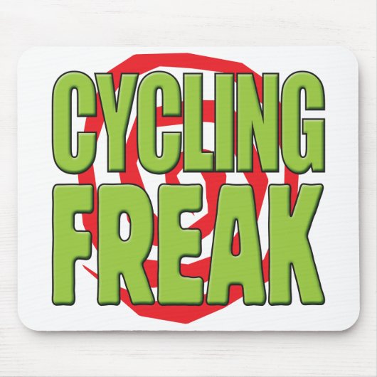Radfahrender ungewöhnlicher G Mousepad (Vorne)