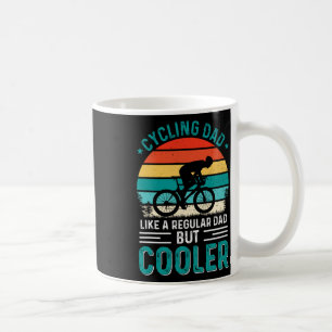 Radfahrender Vater wie ein normaler Vater, aber co Kaffeetasse