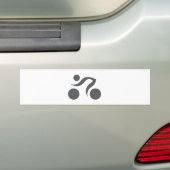 Radfahrendes cooles Logo Autoaufkleber (Auf Auto)