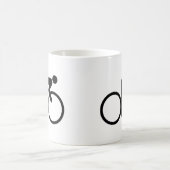 radfahrendes schwarzes cylcer kaffeetasse (Mittel)