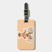 Radfahrendes Viking Gepäckanhänger (Vorderseite vertikal)