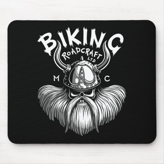 Radfahrendes Viking Mousepad (Vorne)