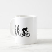RadfahrenEvolution Kaffeetasse (Vorderseite Links)