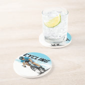 RadfahrengetränkeUntersetzer Sandstein Untersetzer (Seite)