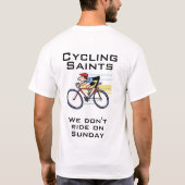 Radfahrenheilige T-Shirt (Rückseite)