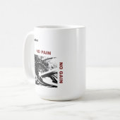 Radfahrenkaffee-Tasse - keine Kette - keine Kaffeetasse (Vorderseite Links)