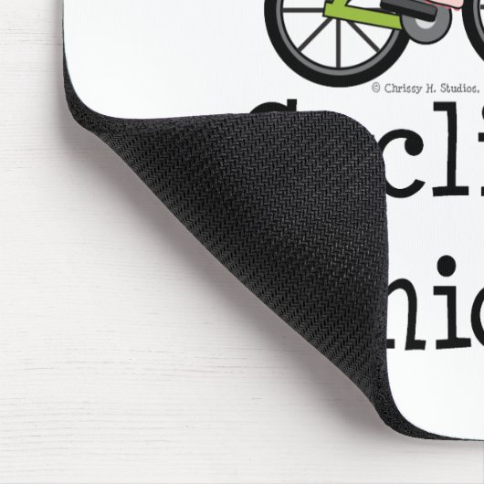 Radfahrenküken Mousepad (Ecke)