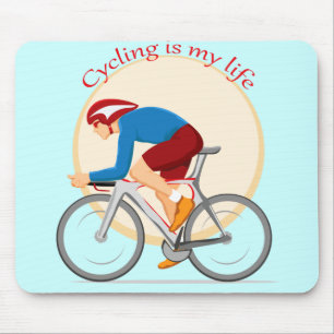 Radfahrenmausunterlage Mousepad