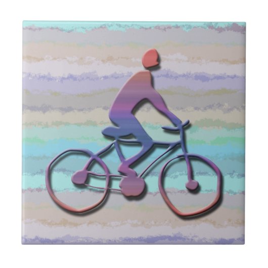 RADFAHRENmuster Fliese (Vorderseite)