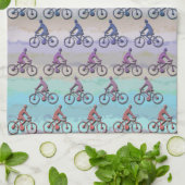 RADFAHRENmuster Küchentuch (Gefaltet)