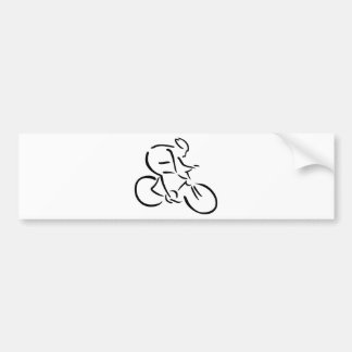 Radfahrenradfahrer Autoaufkleber