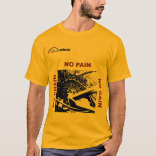 Radfahrent-shirt - keine Kette - keine Schmerz - T-Shirt