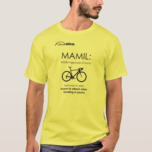 Radfahrent-shirt - MAMIL Verhalten T-Shirt (Vorderseite)